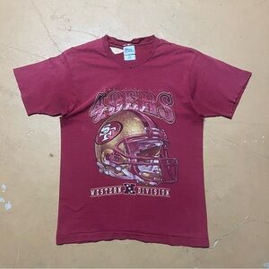 Vintage Thrashed San Francisco 49ers Pro Player T-Shirt Medium